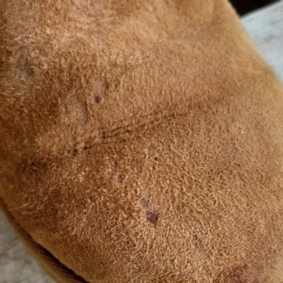 UGG Brown Boots Suede Size 9 Comfy With Bows In Back - Picture 4 of 10